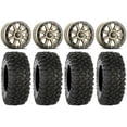thumbnail image 1 of ITP Inertia Beadlock 14" Wheels Br +40mm 28" XC450 Tires Sportsman RZR Ranger, 1 of 4