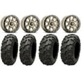 thumbnail image 1 of ITP Inertia Beadlock 14" Wheels Bronze +40mm 28" Blackwater Tires Can-Am Maverick X3 / Honda Pioneer 1000 / Talon, 1 of 4
