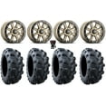 thumbnail image 1 of ITP Inertia Beadlock 14" Wheels Bronze +40mm 28" Vampire II Tires Can-Am Maverick X3 / Honda Pioneer 1000 / Talon, 1 of 4