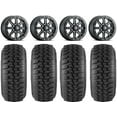 thumbnail image 1 of ITP Inertia Beadlock 15" Wheels Bk +40mm 32" DS Soft Tires Sportsman RZR Ranger, 1 of 4