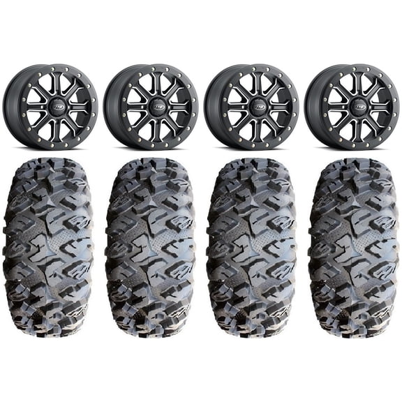 ITP Inertia Beadlock 15" Wheels Black +40mm 31" MotoClaw Tires Polaris RZR XP 1000 / PRO XP / Ranger XP 900/1000