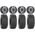 thumbnail image 1 of ITP Inertia Beadlock 15" Wheels Black +40mm 35" XCR350 Tires Kawasaki Teryx Mule, 1 of 4