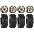 thumbnail image 1 of ITP Inertia Beadlock 15" Wheels Bronze +40mm 32" XC450 Tires Kawasaki Teryx Mule, 1 of 4