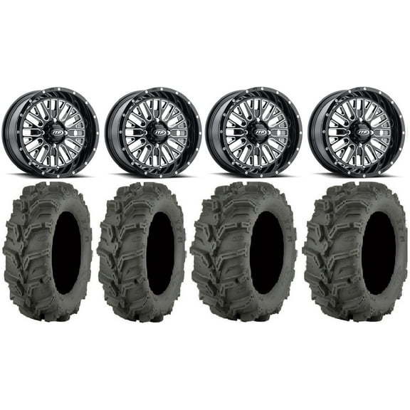 ITP Momentum 14" Wheels Milled 27" Mud Lite XTR Tires Polaris RZR XP 1000 / PRO XP / Ranger XP 900/1000