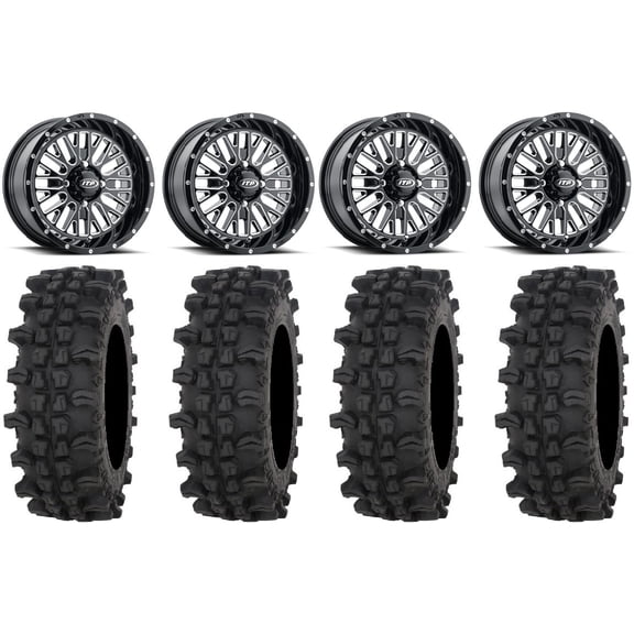 ITP Momentum 14" Wheels Milled 30" ACP Tires Sportsman RZR Ranger