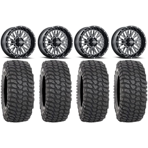 ITP Momentum 15" Wheels Milled 32" XCR350 Tires Sportsman RZR Ranger