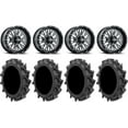 thumbnail image 1 of ITP Momentum 18" Wheels Milled 32" MotoHavok Tires Kawasaki Mule Pro FXT, 1 of 4