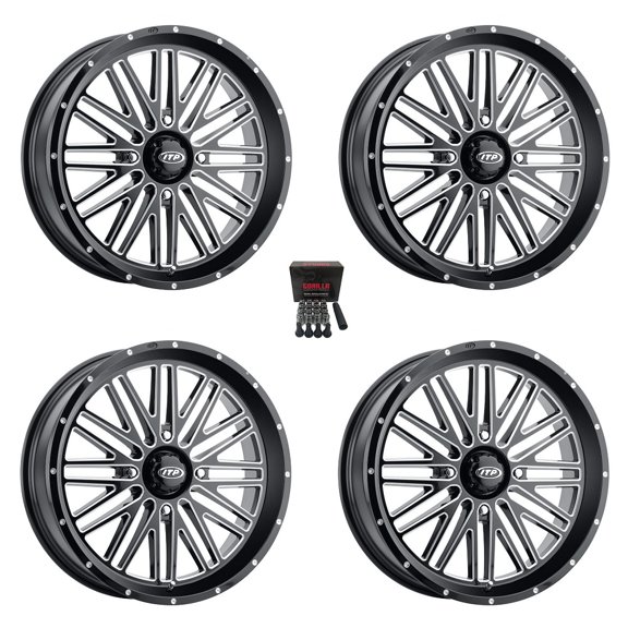 ITP Momentum 24" Wheels Milled Sportsman RZR Ranger