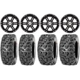thumbnail image 1 of ITP SS212 12" Wheels Black 25" Bear Claw HTR Tires Honda Rincon Yamaha Rhino Kawasaki Brute Force Suzuki KingQuad, 1 of 4