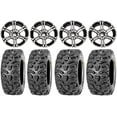 thumbnail image 1 of ITP SS212 12" Wheels Machined 25" Bear Claw HTR Tires Honda Foreman Rancher SRA, 1 of 4