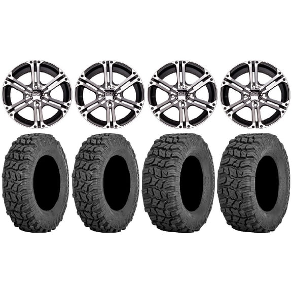 ITP SS212 12" Wheels Machined 25" Coyote Tires Sportsman RZR Ranger