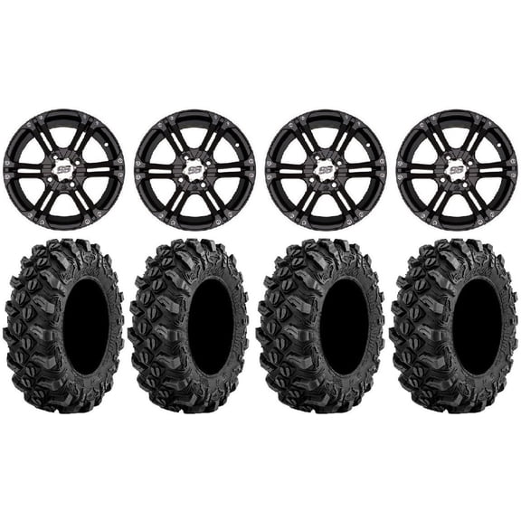 ITP SS212 14" Wheels Black 27" Buck Snort Tires Polaris RZR XP 1000 / PRO XP / Ranger XP 900/1000