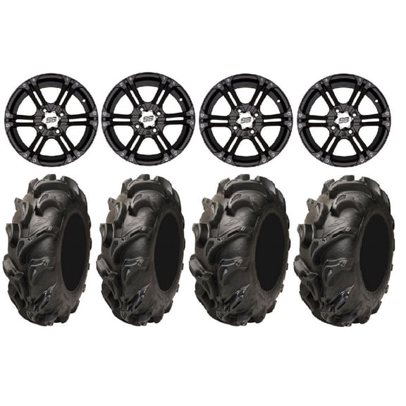 ITP SS212 14" Wheels Black 28" Mega Mayhem Tires Polaris RZR XP 1000 / PRO XP / Ranger XP 900/1000