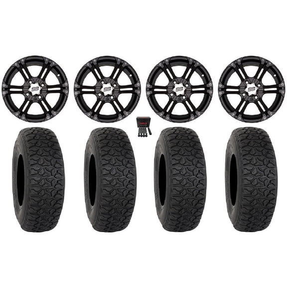 ITP SS212 14" Wheels Black 30" DX440 Tires Sportsman RZR Ranger