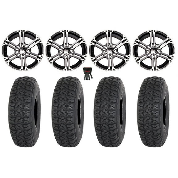 ITP SS212 14" Wheels Machined 30" Chicane LT Tires Polaris RZR XP 1000 / PRO XP / Ranger XP 900/1000