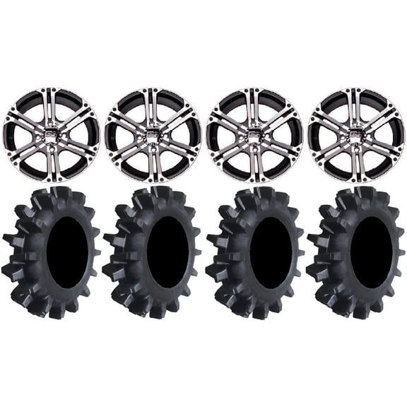 ITP SS212 14" Wheels Machined 30" Interforce II Tires Can-Am Commander Maverick Renegade Outlander