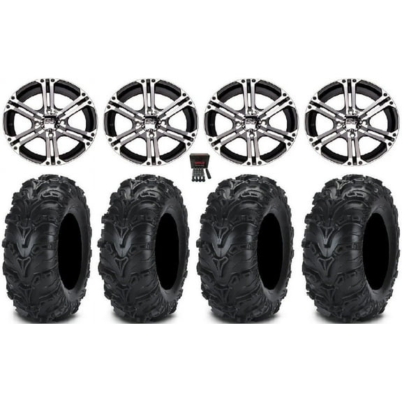 ITP SS212 14" Wheels Machined 30" Mud Lite II Tires Polaris RZR XP 1000 / PRO XP / Ranger XP 900/1000