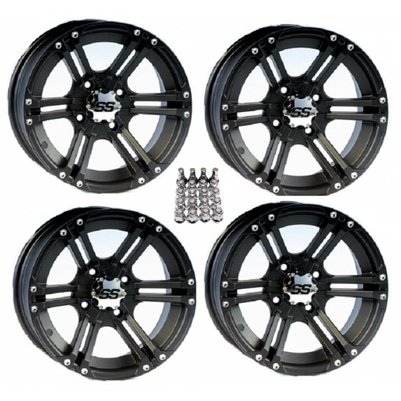 ITP SS212 ATV Wheels/Rims Black 12