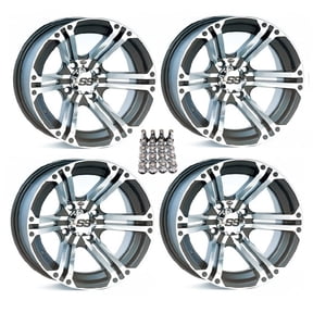 12 Inch Street Rims ATV Rims 12 Inch & Wheels 12x7 4x110 | Walmart - Walmart.com