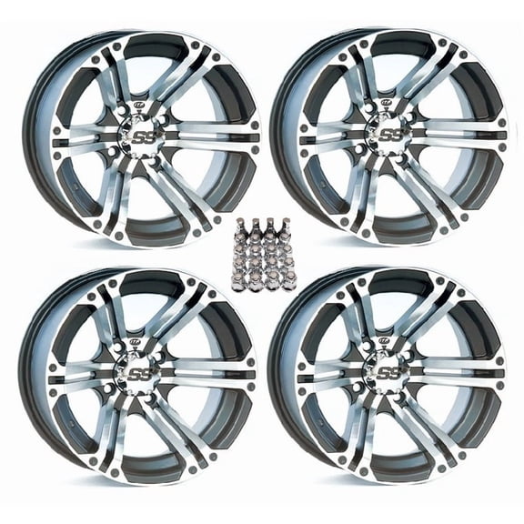 ITP SS212 ATV Wheels/Rims Machined 12" Sportsman RZR Ranger