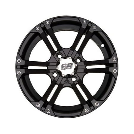 ITP SS212 Alloy Series Wheel 14x6 4.0 + 2.0 Matte Black 4/156 Compatible With Yamaha Wolverine RMAX 4 1000 2021