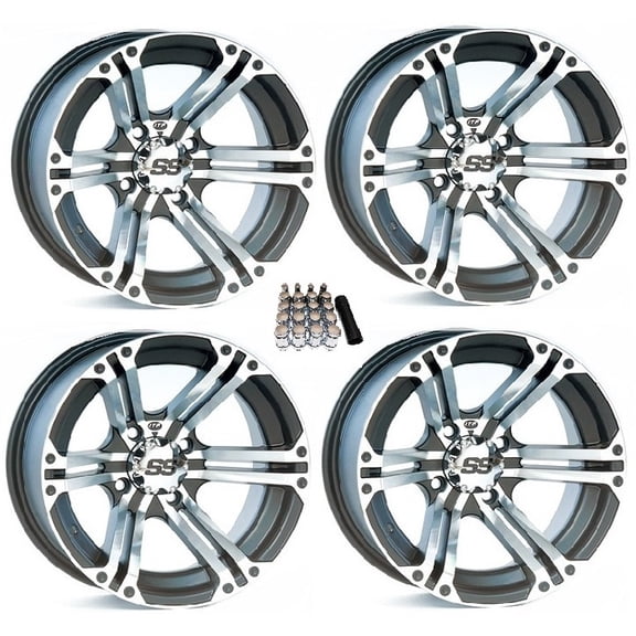 ITP SS212 UTV Wheels/Rims Machined 14" Kawasaki Mule Pro FXT