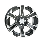 ITP SS312 Alloy Series Wheel 12x7 5.0 + 2.0 Matte Black 4/137 Compatible With Can-Am Defender HD10 XT 6X6 2021