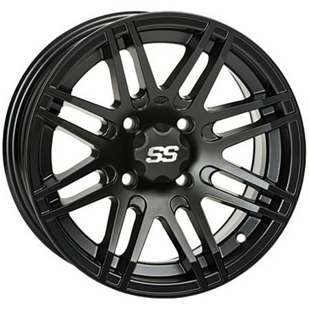 ITP SS316 Alloy Series Wheel 14x7 4.0 + 3.0 Matte Black 4/156 Compatible With Polaris GENERAL 4 1000 RIDE COMMAND Edit. 2019