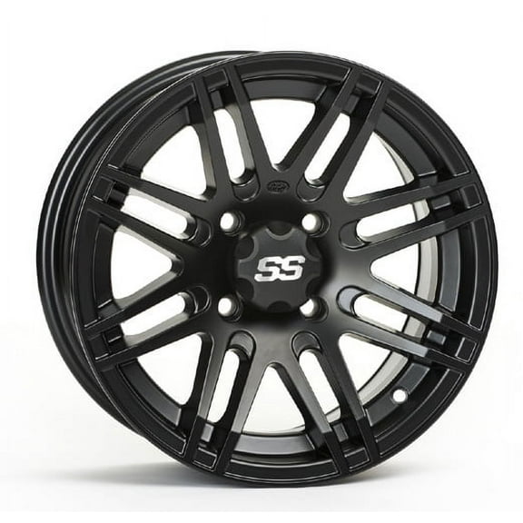ITP SS316 Matte Black ATV Wheel Rear 14x7 4/110 (2+5) [14SB901]