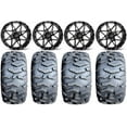 thumbnail image 1 of ITP Tornado 14" Wheels Black 26" MotoForce Tires Honda Foreman Rancher SRA, 1 of 4