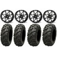 thumbnail image 1 of ITP Tornado 14" Wheels Black 27" Blackwater Tires Honda Rincon Yamaha Rhino Kawasaki Brute Force Suzuki KingQuad, 1 of 4