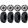 thumbnail image 1 of ITP Tornado 14" Wheels Black 27" Klever X/T Tires Sportsman 550 850 1000, 1 of 4