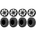 thumbnail image 1 of ITP Tornado 14" Wheels Black 27" MotoRavage Tires Kawasaki Teryx Mule, 1 of 4