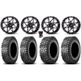 thumbnail image 1 of ITP Tornado 14" Wheels Black 27" Predator Tires Can-Am Commander Maverick Renegade Outlander Defender, 1 of 5