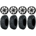 thumbnail image 1 of ITP Tornado 14" Wheels Black 28" Klever X/T Tires Kawasaki Teryx Mule, 1 of 4