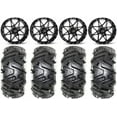 thumbnail image 1 of ITP Tornado 14" Wheels Black 28" Moto MTC Tires Can-Am Commander Maverick Renegade Outlander Defender, 1 of 4