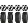 thumbnail image 1 of ITP Tornado 14" Wheels Black 30" BDC Tires Sportsman RZR Ranger, 1 of 4