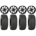thumbnail image 1 of ITP Tornado 14" Wheels Black 30" XCR350 Tires Sportsman RZR Ranger, 1 of 4