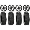 thumbnail image 1 of ITP Tornado 14" Wheels Black 30" XT400 Tires Sportsman RZR Ranger, 1 of 4