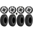 thumbnail image 1 of ITP Tornado 14" Wheels Blk 28" Warrior AT Tires Sportsman RZR Ranger, 1 of 4