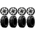 thumbnail image 1 of ITP Tornado 15" Wheels Black 32" Carnivore Tires Sportsman RZR Ranger, 1 of 4