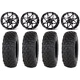 thumbnail image 1 of ITP Tornado 15" Wheels Black 32" Chicane DS Tires Sportsman RZR Ranger, 1 of 4