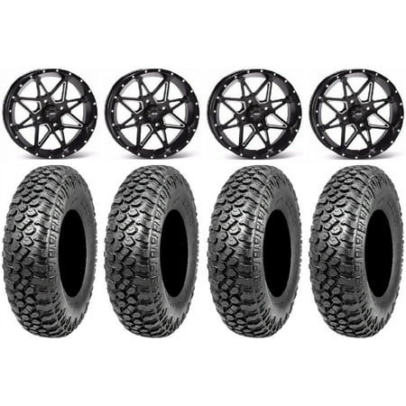 ITP Tornado 15" Wheels Black 32" RAZR XT Tires Sportsman RZR Ranger