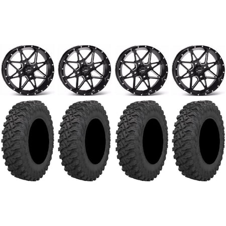 ITP Tornado 15" Wheels Black 33" Pro Runner Tires Sportsman RZR Ranger