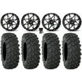 thumbnail image 1 of ITP Tornado 15" Wheels Black 33" XTR370 Tires Sportsman RZR Ranger, 1 of 4