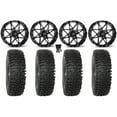thumbnail image 1 of ITP Tornado 15" Wheels Black 37" RC500S Sticky Tires Sportsman RZR Ranger, 1 of 4