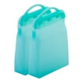thumbnail image 1 of ITPCINC Sandwich Bags, Reusable Silicone Food Storage Bags 2 Pack, Ziplock Sandwich Storage Bags for Food, Cook, Store, Freeze, Microwave, Plastic and BPA Free, 1 of 7