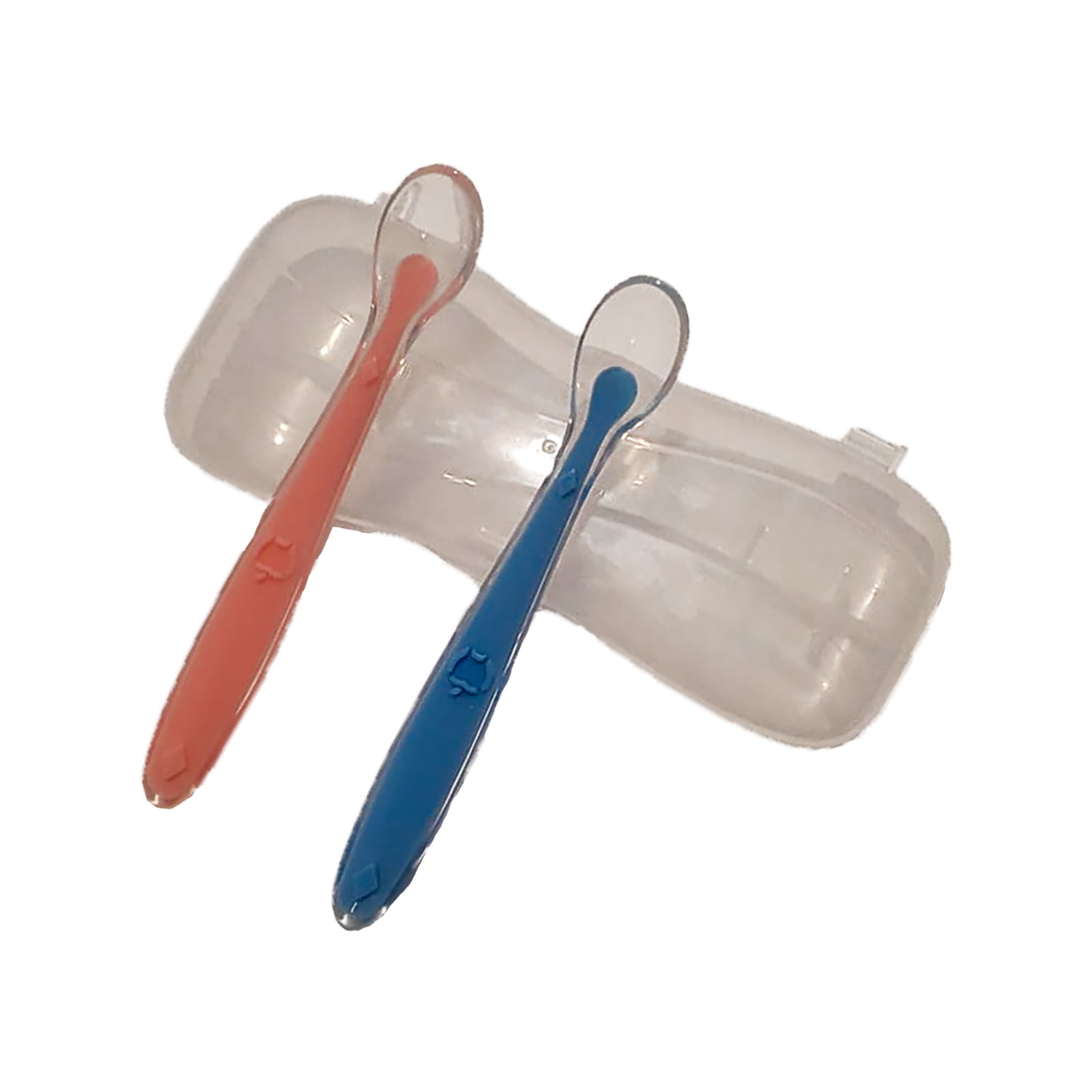 ITPCINC- Soft Silicone Baby Spoons Set for Kids, Training Spoon Gift Set for Infant BPA Free