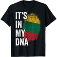 thumbnail image 1 of ITS IN MY DNA Lithuania Flag Lithuanian Roots Pride Genetic T-Shirt, 1 of 4