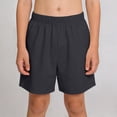 thumbnail image 1 of ITSAME Boys Athletic Shorts, Performance Active Fit Elastic Waist Summer Solid Casual Shorts Black 8-9T, 1 of 7